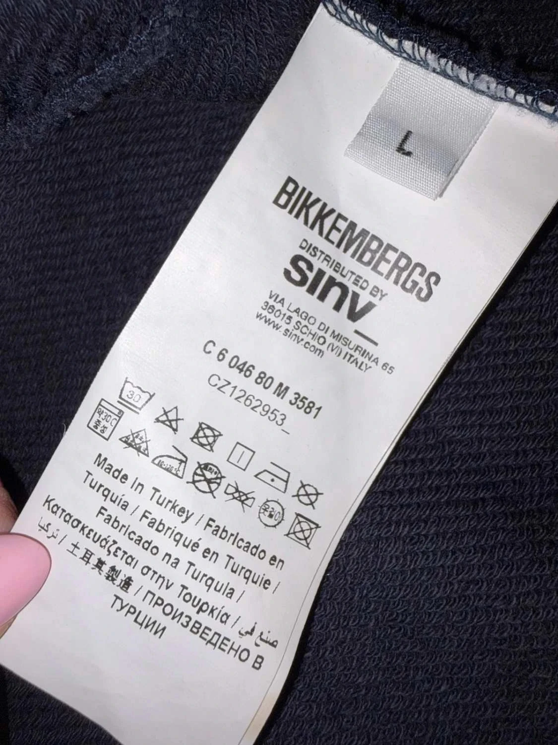 Conjunto hombre bikkembergs limpio no nuevo – photo 11